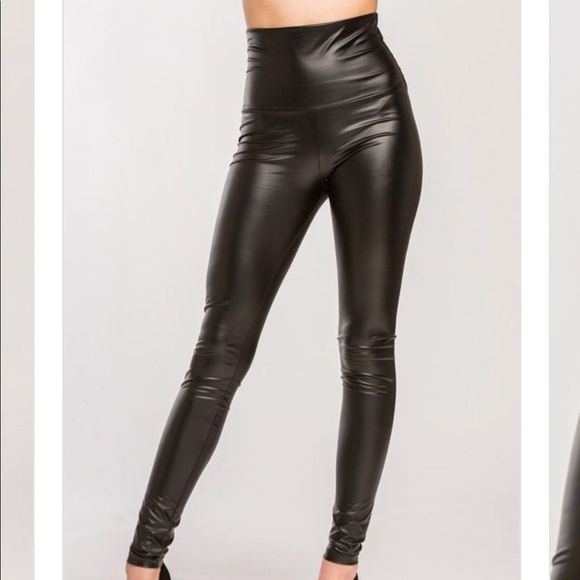 Just Restocked Faux Leather Legging - Picture 1 of 6